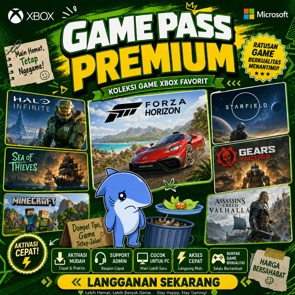 Gamepass PC Premium 7 Hari Murah Meriah Microsoft Gamepass Online Garansi