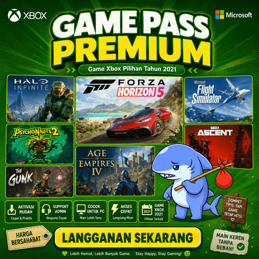PC Gamepass Premium 1 Hari Microsoft Gamepass Murah Ramah Kantong Online Garansi