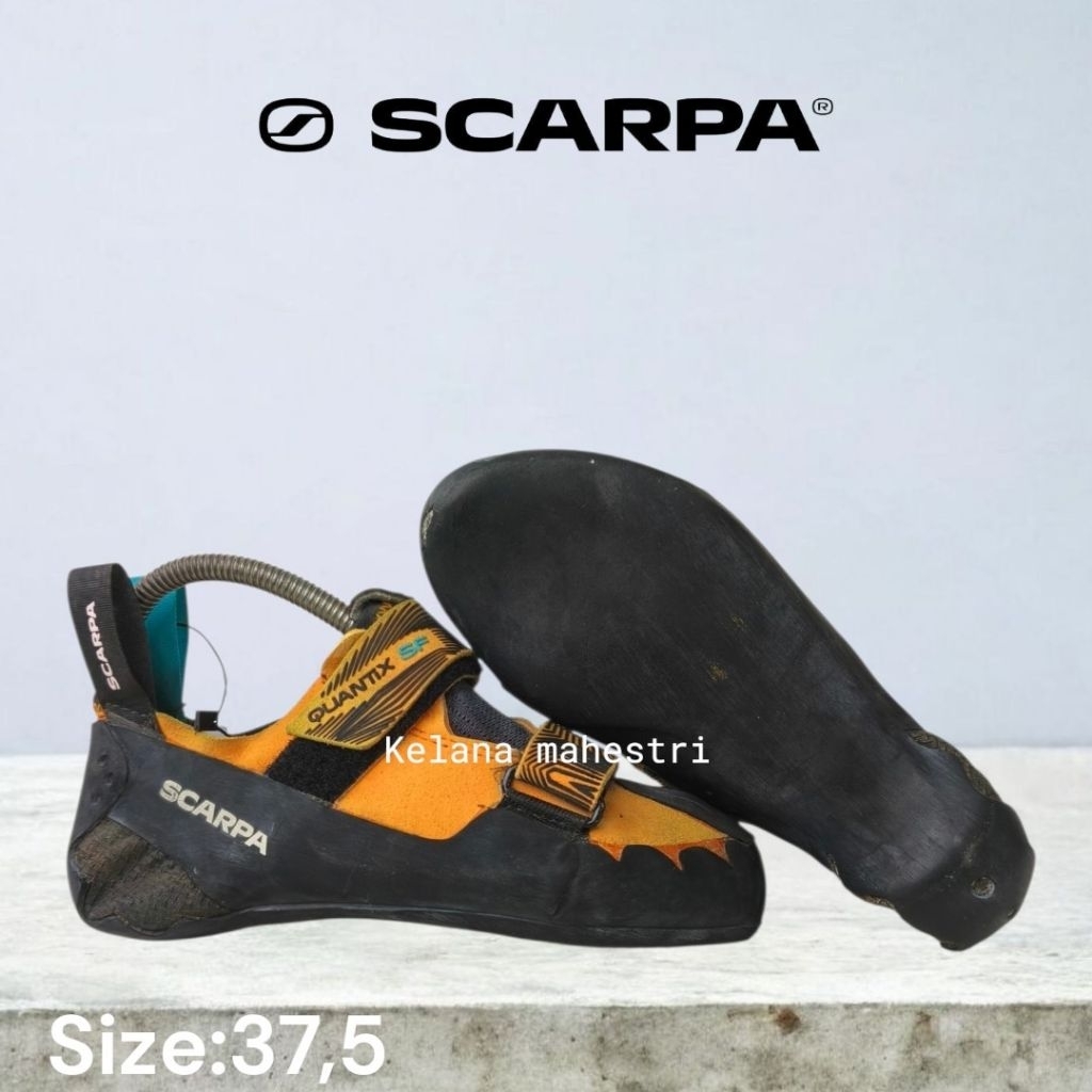 sepatu panjat scarpa quantix minusan climbing shoes ll size 37,5 sepatu olahraga climbing Scarpa