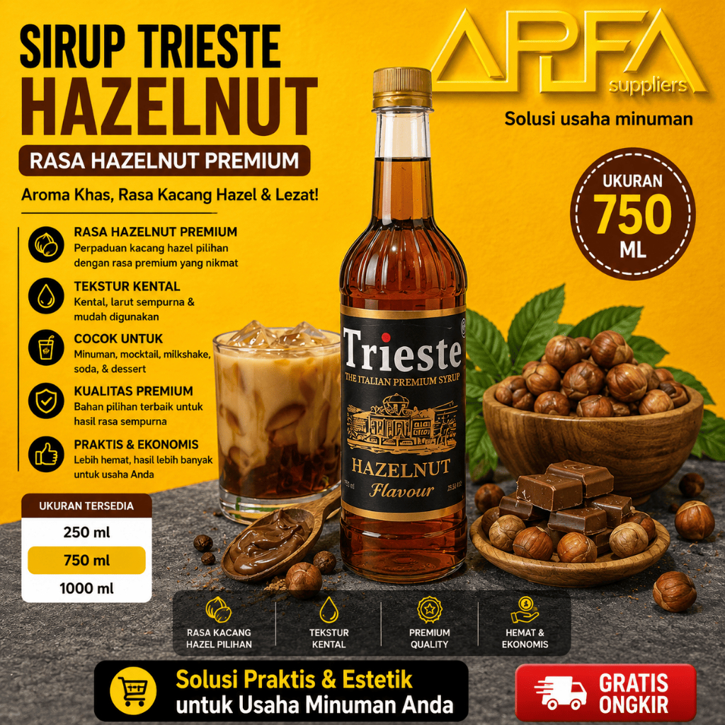 Sirup Trieste Hazelnut