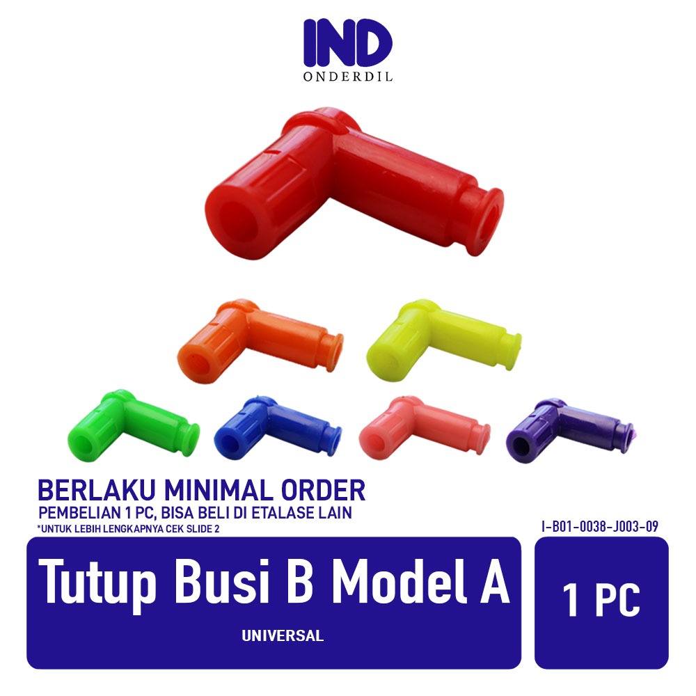 GROSIR Tutup Busi B Model A Universal Semua Jenis Motor Beat & Vario & Scoopy & Mio & Nmax & PCX & A