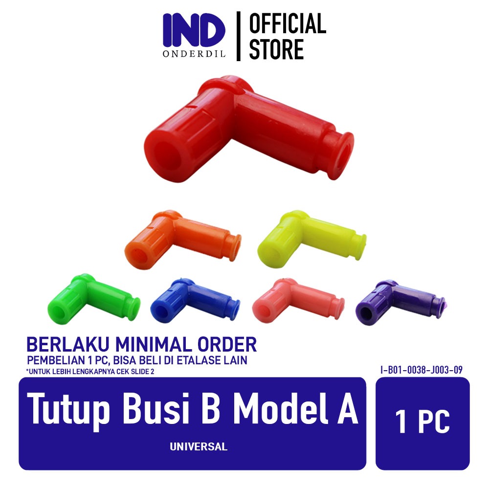 GROSIR IND Onderdil Tutup Busi B Model A Universal Semua Jenis Motor Beat & Vario & Scoopy & Mio & N