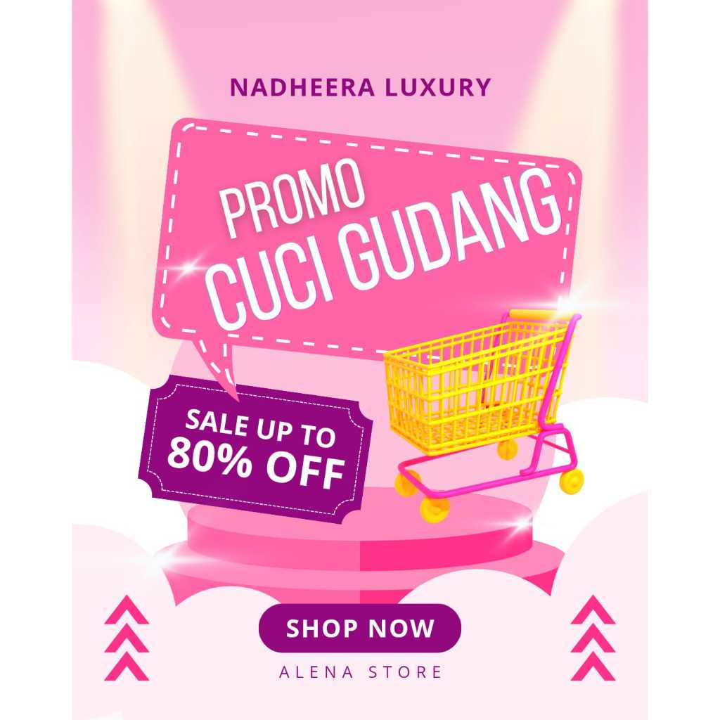 [GEBYAR PROMO NADHEERA LUXURY]GAMIS DRESS PROMO/TURUN HARGA/SALE NADHEERA/DISKON NAHEERA