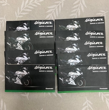Buku Service Motor Kawasaki Ninja RR Bekas