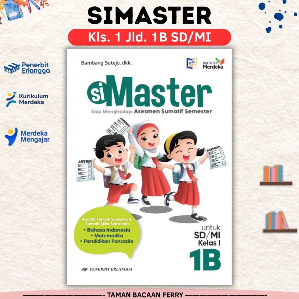 BUKU SIMASTER KELAS 1B SD/MI PENERBIT ERLANGGA