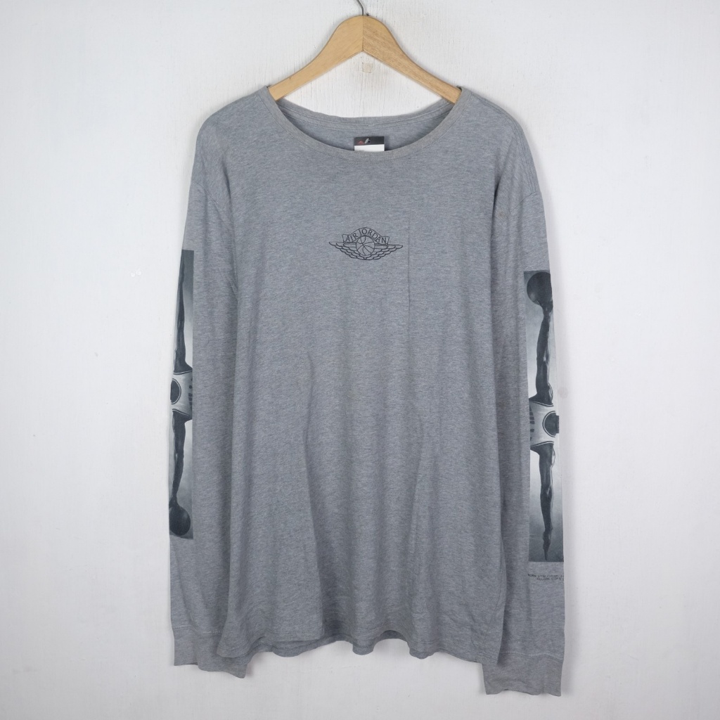 KAOS LENGAN PANJANG AIR JORDAN LONG SLEEVE TSHIRT LS24 SIZE XL