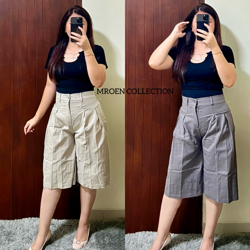 MROEN - 22068 (READY - REAL PIC) CELANA KULOT 7/8 VIONA (BB 50-70kg) SOFT JEANS STRECH