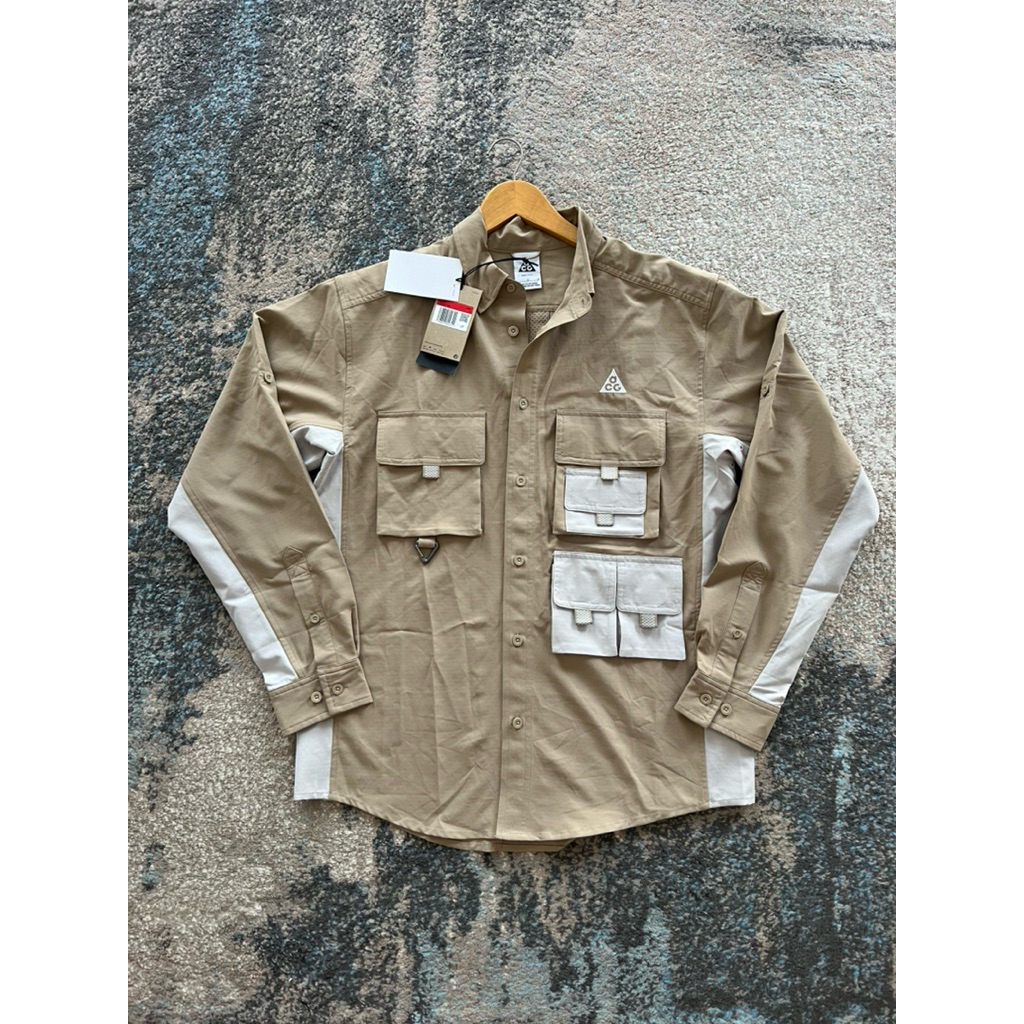 NIKE ACG KEMEJA BROWN