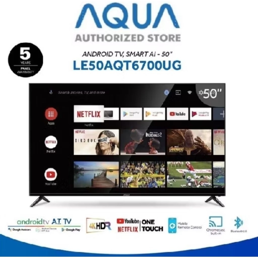 TV Second Aqua 50 inch