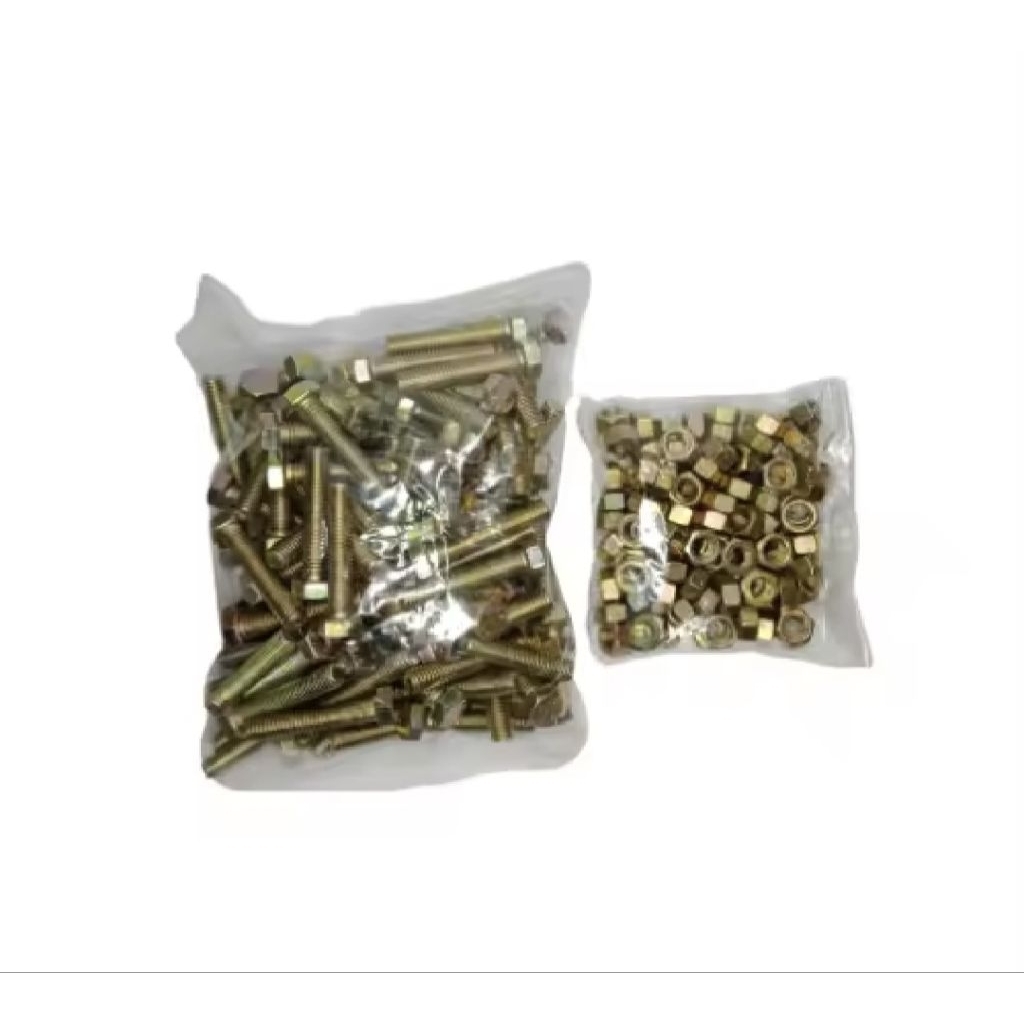 paket 100 baut mur kunci 12 panjang 40 cm (m8x40)