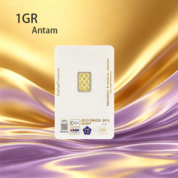 ASLI Antam 1 gram Logam Mulia Emas Murni 24 K new style