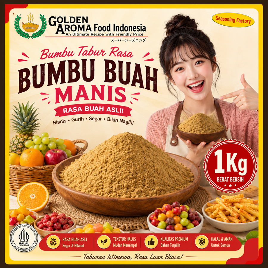 Bumbu Tabur Rasa Bumbu Buah Manis 1 Kg Enak Murah Lezat Gurih Rasa Buah Halal