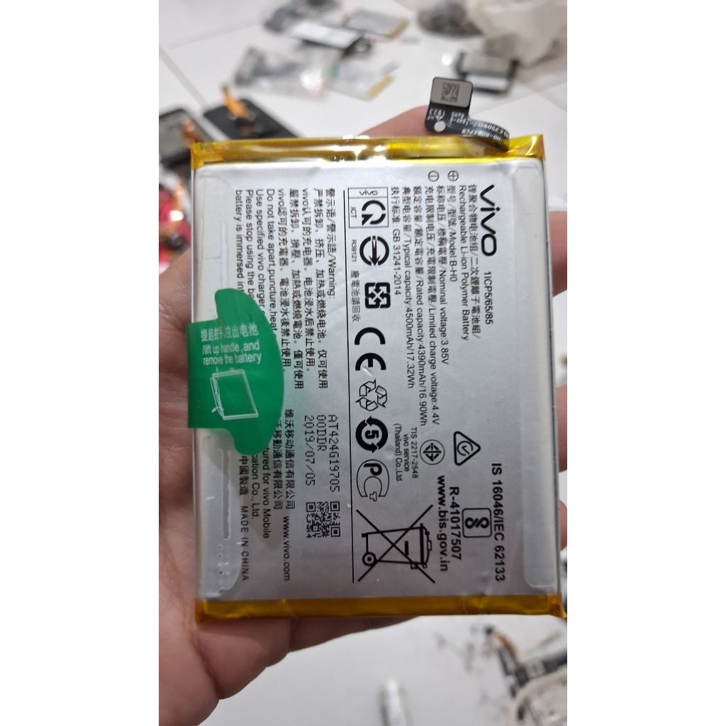 BATTERY VIVO MODEL B-H0 BATTERY VIVO S1 ORIGINAL COPOTAN NORMAL