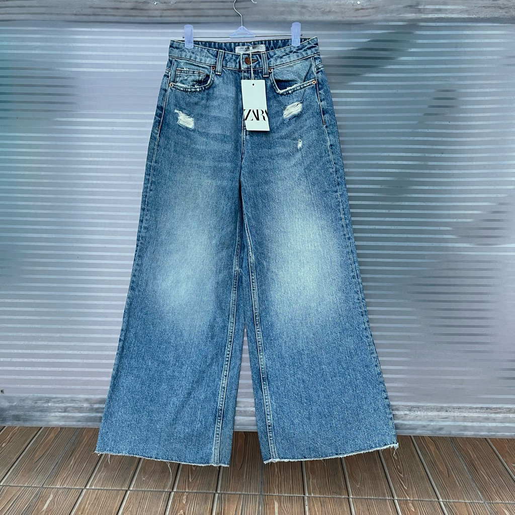 Zara Kulot Jeans Wide Leg