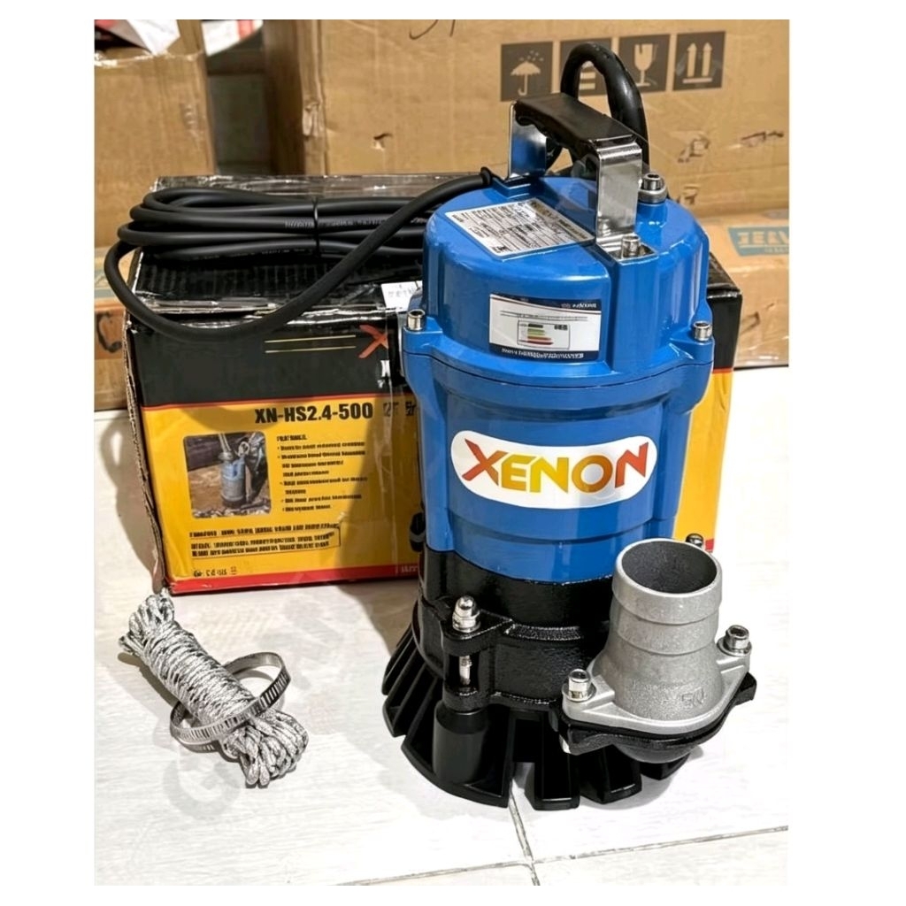 XENON Pompa Air Celub Kotor Bersih 2"  XENON X-HS2.4-500 500W / Pompa Air Celup Sedot Air Pump 2 Inc
