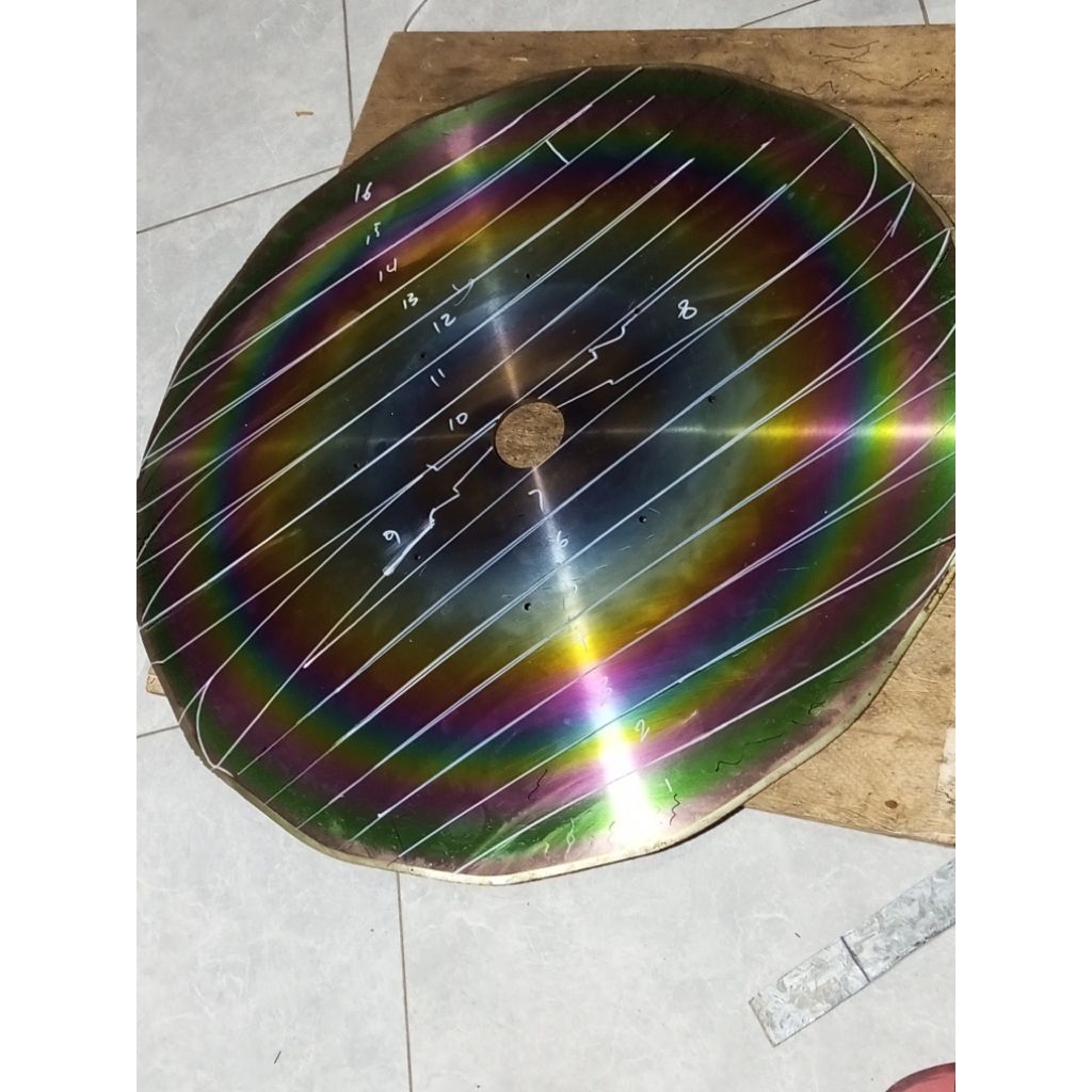 ( KT) BAHAN BILAH SAMURAI ,GOLSEM DLL BAJA D2 PELANGI