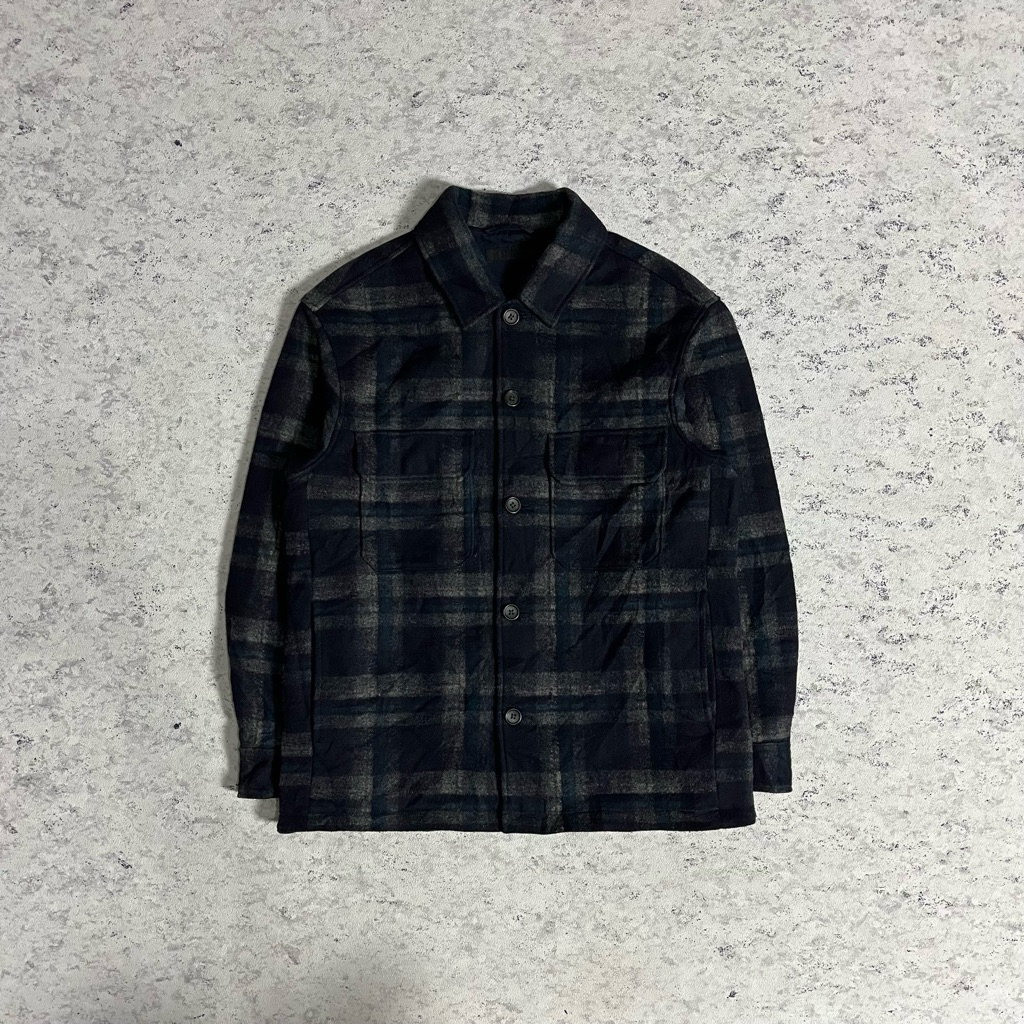 Uniqlo Plaid Overshirt Jacket
