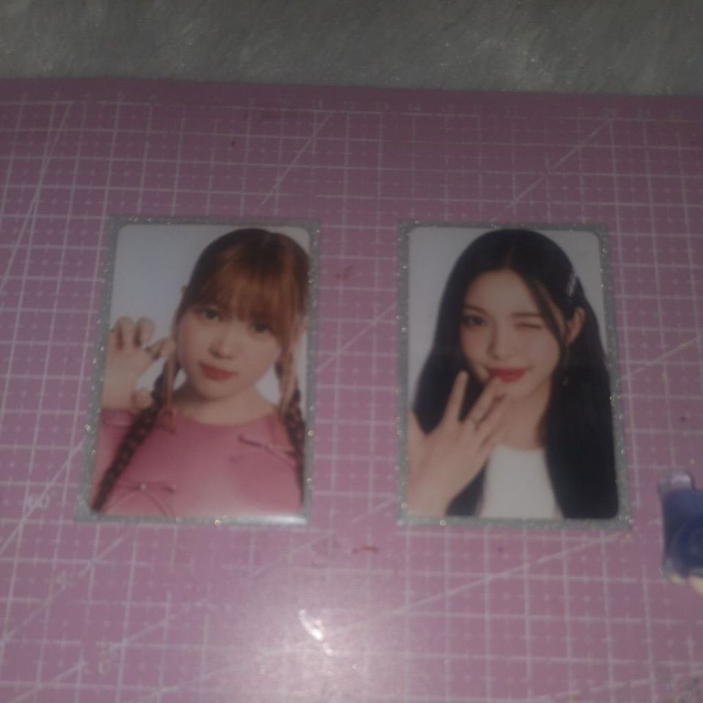 photocard official h2h yeon and yuha barenbliss