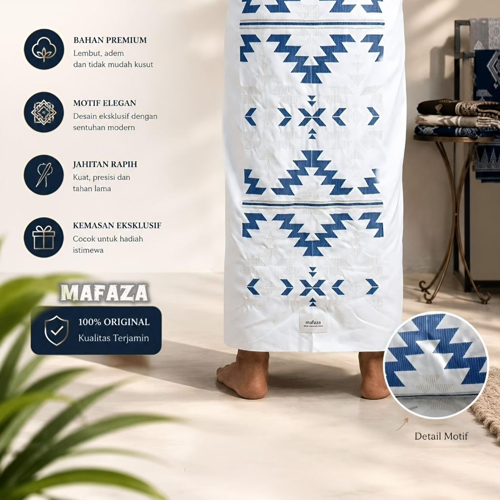MAFAZA - SARUNG MAFAZA BORDIR MOTIF WADIMOR BALI BERKUALITAS