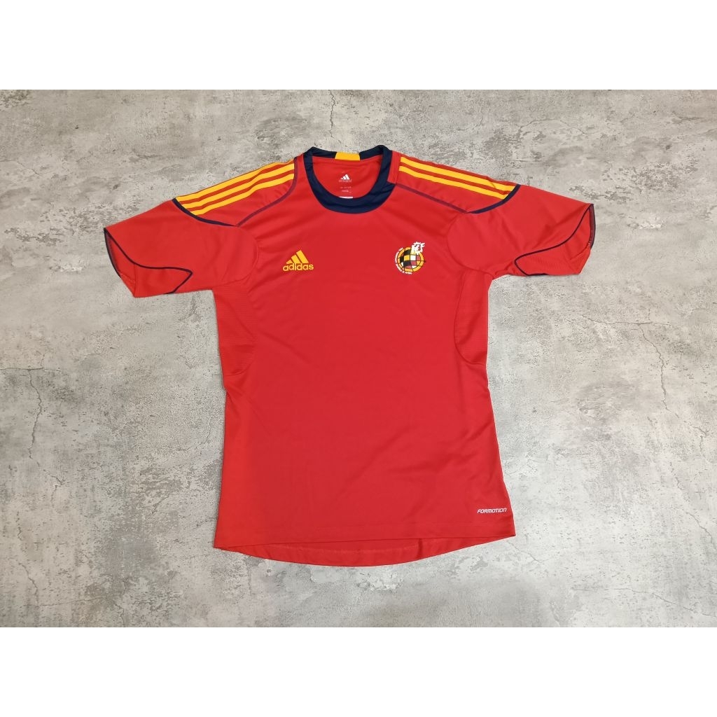 Player issue 2009-2010 Spain Adidas Formotion Training Shirt