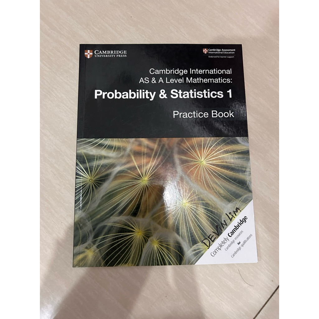 Cambridge International Probability & Statistics 1 Practice book third edition