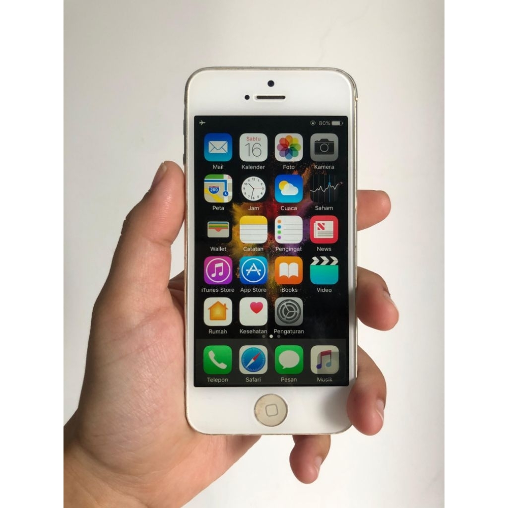 Mesin iphone 5g Normal Tes Masuk Menu Tanpa Lcd & Baterai (BAca Deskripsi)