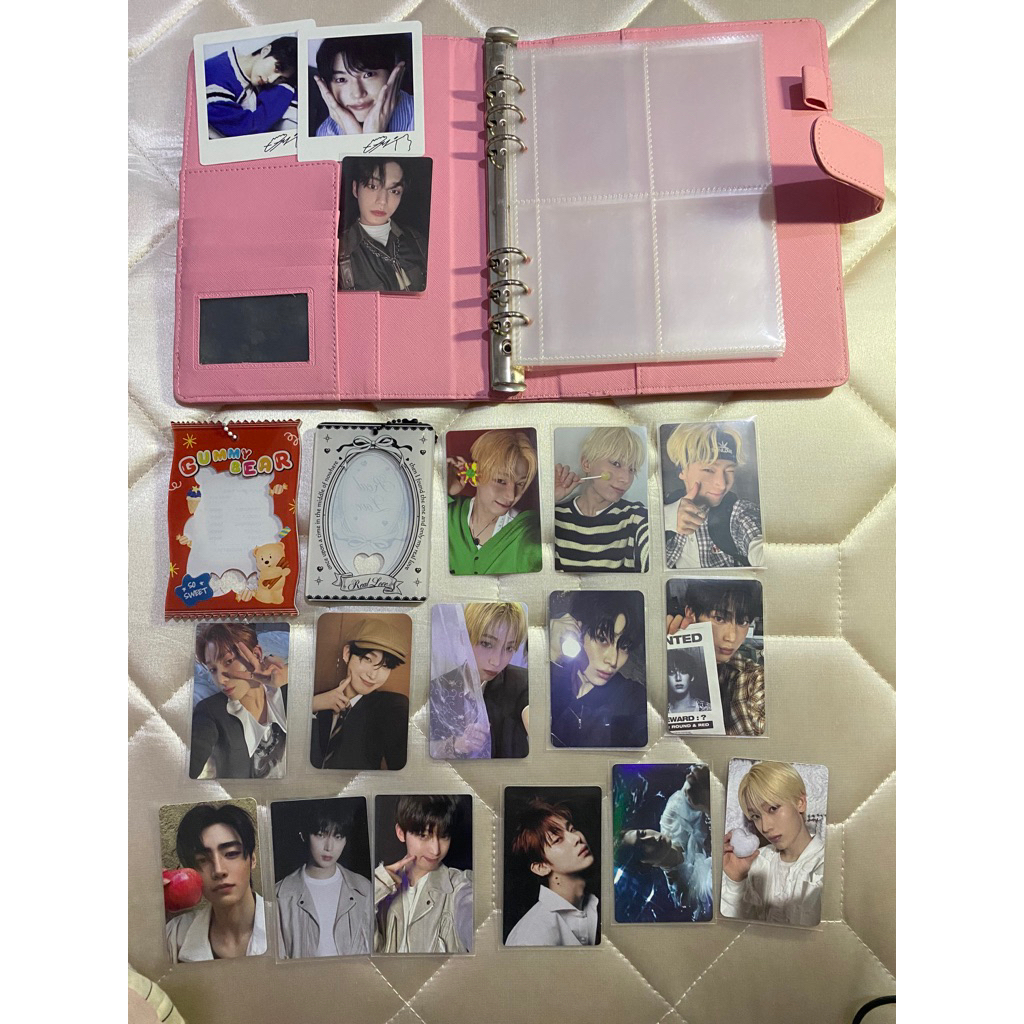 PHOTOCARD BINDER OFFICIAL ENHYPEN SUNOO SUNGHOON JIWOONG ZB1 BYEON WOOSEOK CAHOL CARD HOLDER AKRILIK