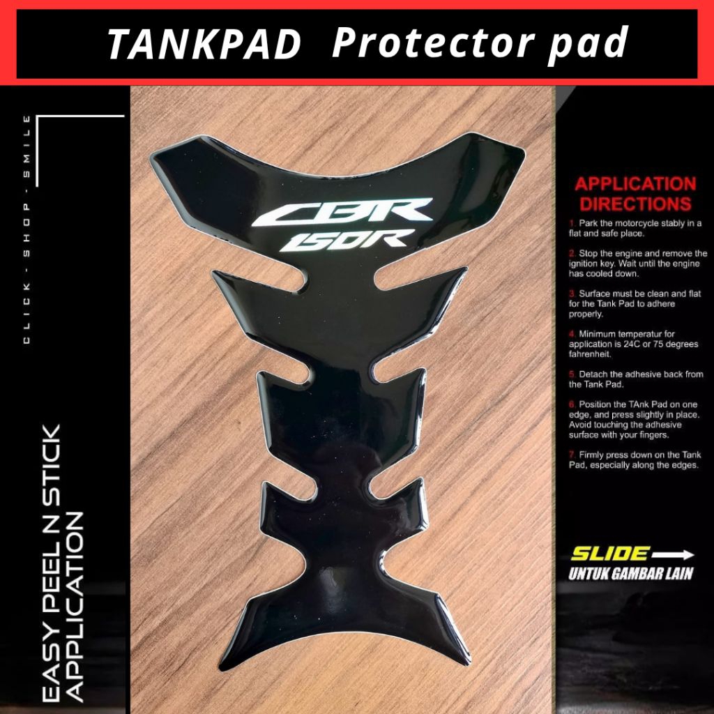 Stiker Timbul tankpad honda CBR 150R