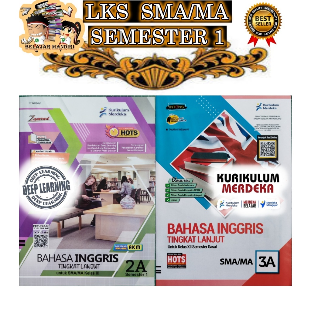 LKS Bahasa Inggris Tingkat Lanjut SMA/MA Kelas 11, 12 Semester 2 Kurikulum Merdeka
