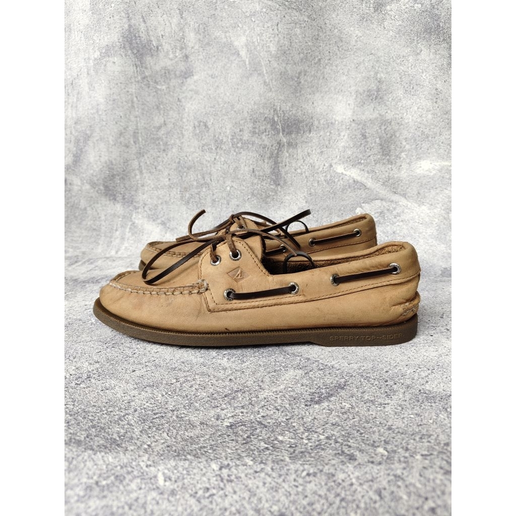 SEPATU LOAFER SPERRY TOP SIDER A/O 2-EYE SAHARA SECOND ORIGINAL LIKE NEW