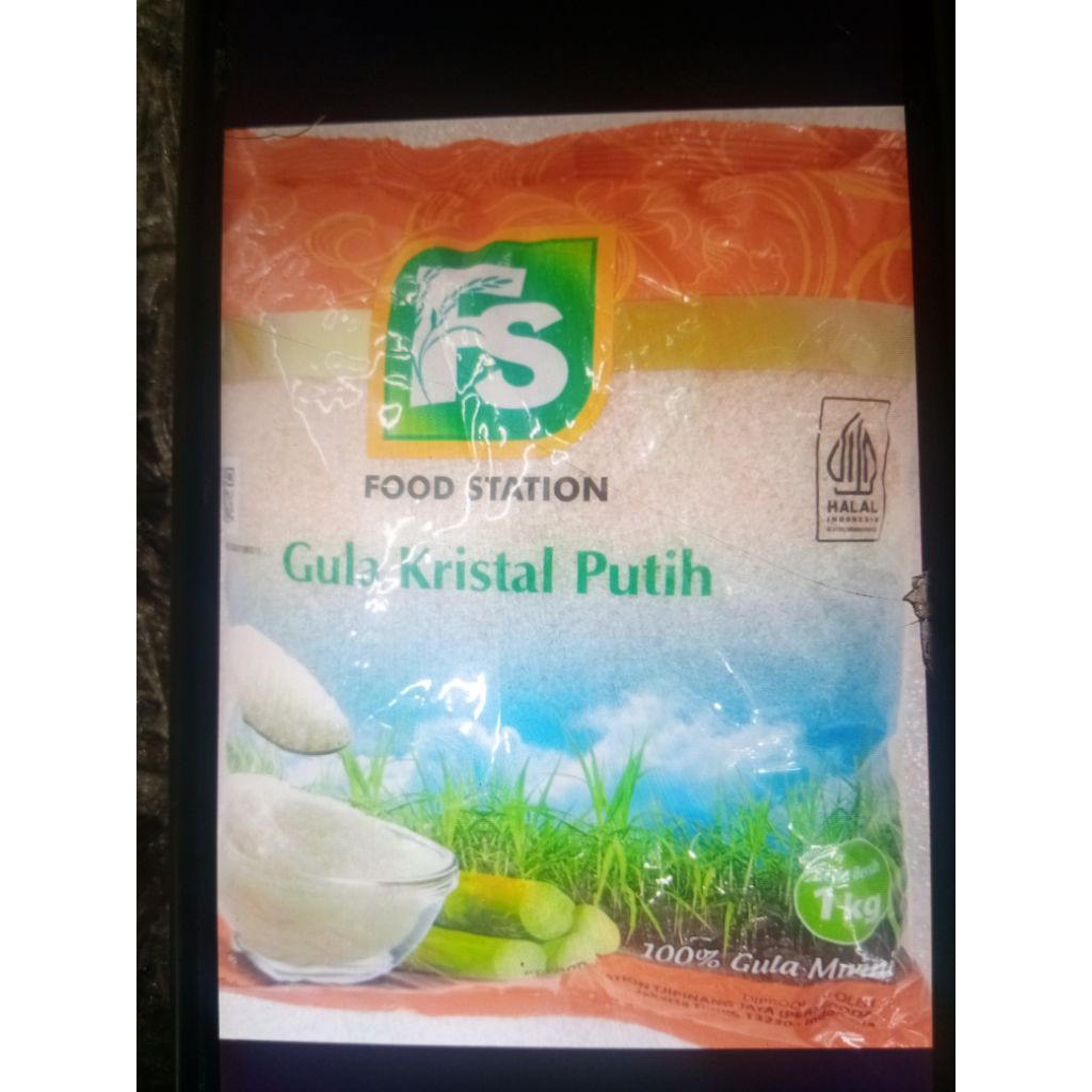 Gula Kristal Putih Food Station 1 Kg