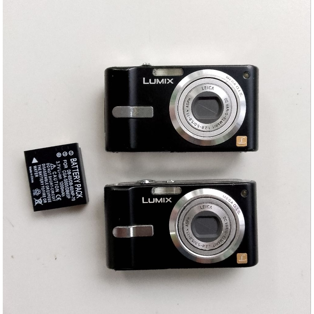 2 unit digicam lumix fx12 bekas second