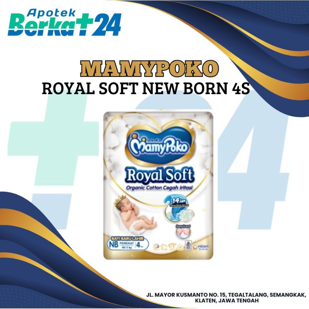 MAMYPOKO ROYAL SOFT NEWBORN 4S