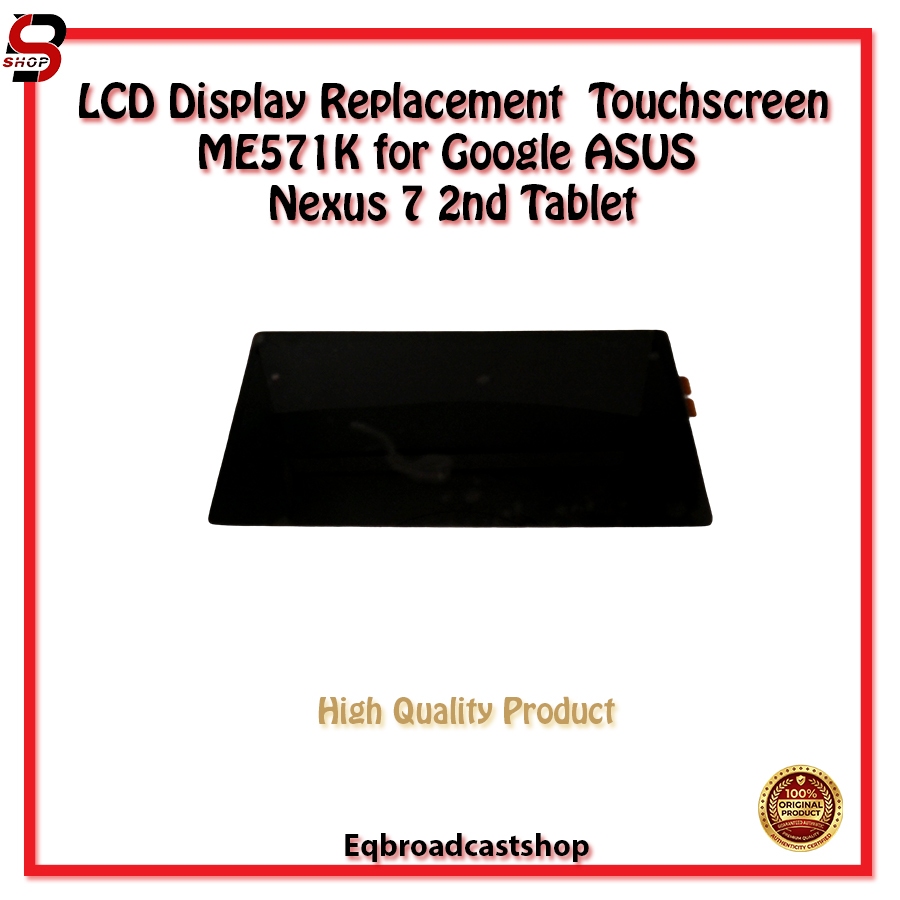 LCD Display Replacement Touchscreen ME571K for Google ASUS Nexus 7 2nd Tablet