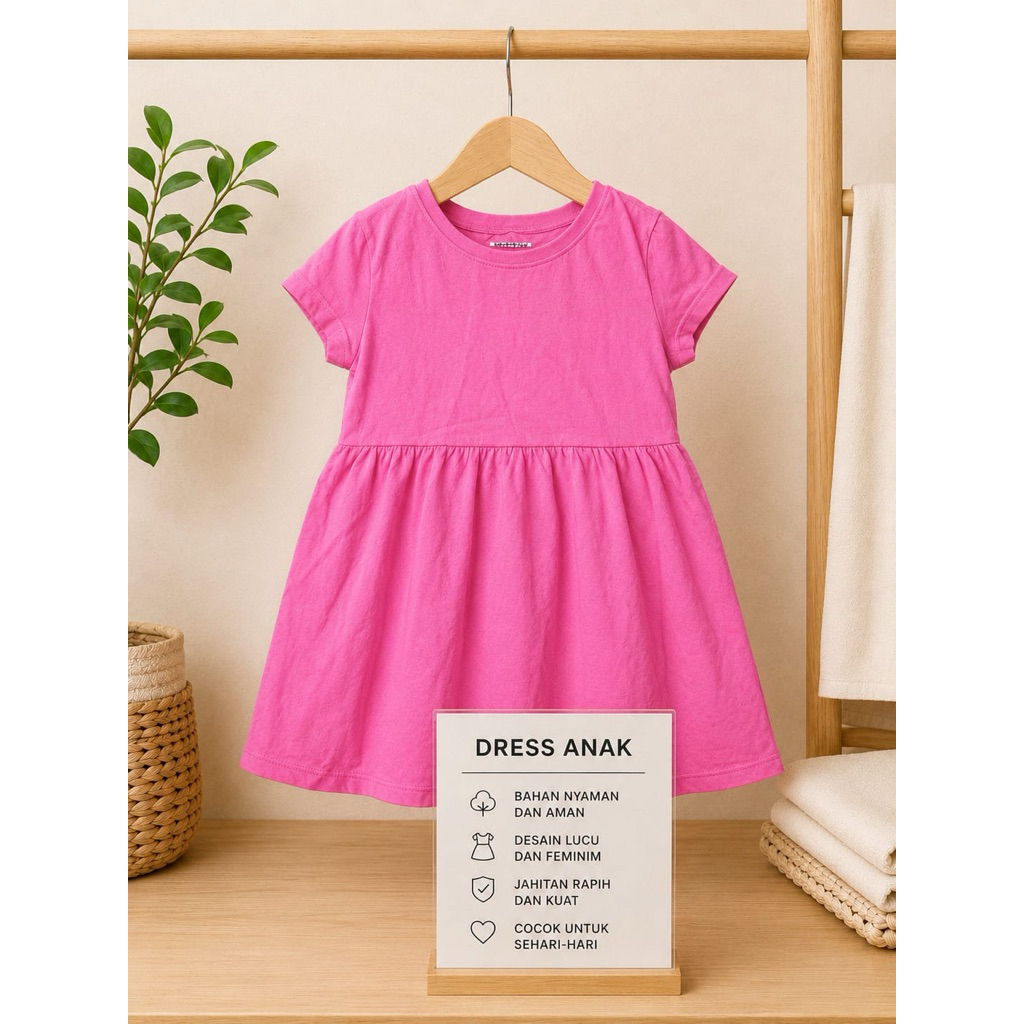 BAJU SISA EXPORT FACTORY OUTLET KATUN ADEM MURAH ANAK DEWASA DRESS ANAK IMPORT FO MURAH