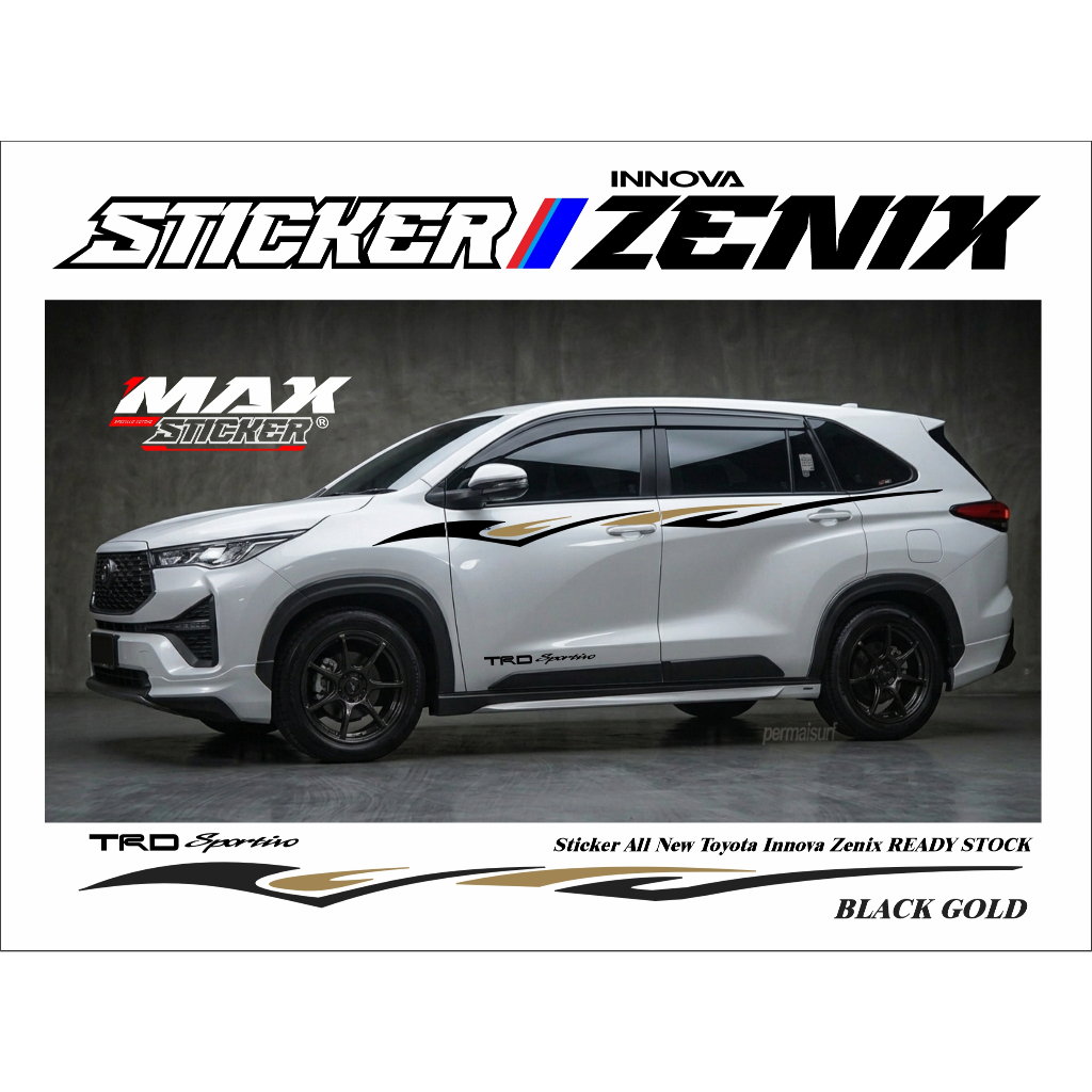 STICKER INNOVA ZENIX STICKER AKSESORIS MOBIL INNOVA ZENIX