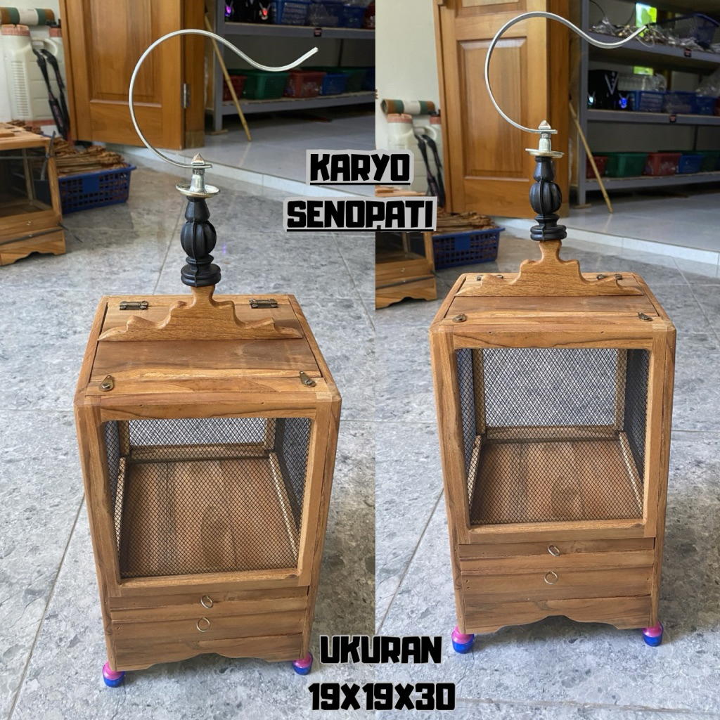kandang jangkrik premium kandang jangkrik kayu jati kandang jangkrik pakan burung