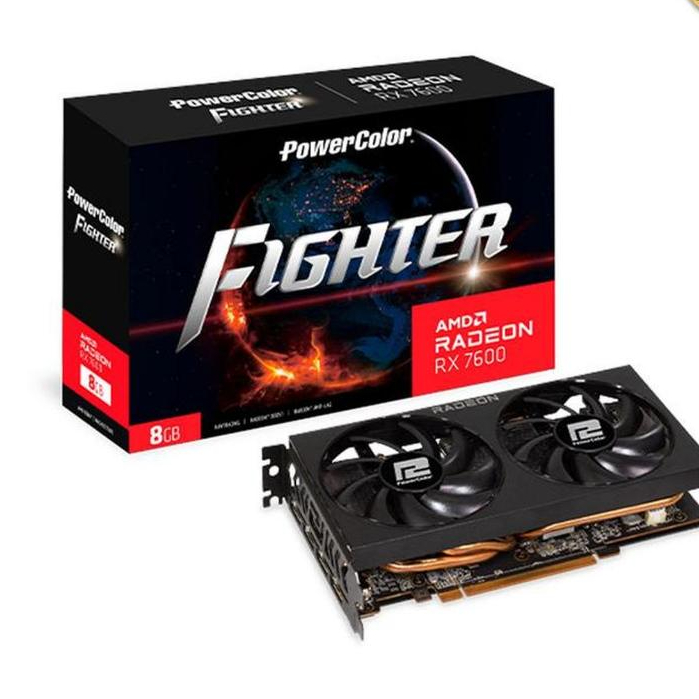 POWERCOLOR RX 7600 FIGHTER AMD RADEON 8GB GDDR6