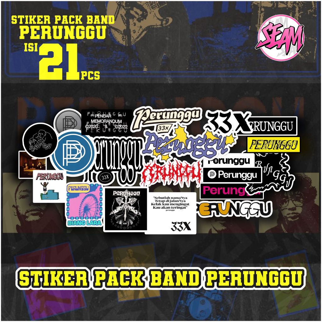 STIKER PACK BAND PERUNGGU YANG SEDANG TREND STIKER PACK BAND PERUNGGU KEREN BANGET TERBARU KEKINIAN