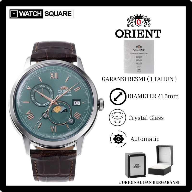 Jam tangan pria Orient RA-AK0805E Bambino