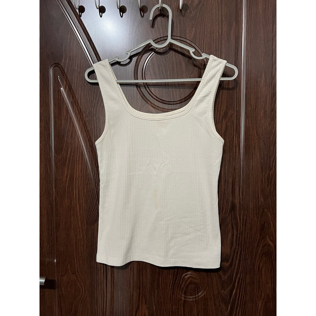 Square Tank Top Knit (Broken White)