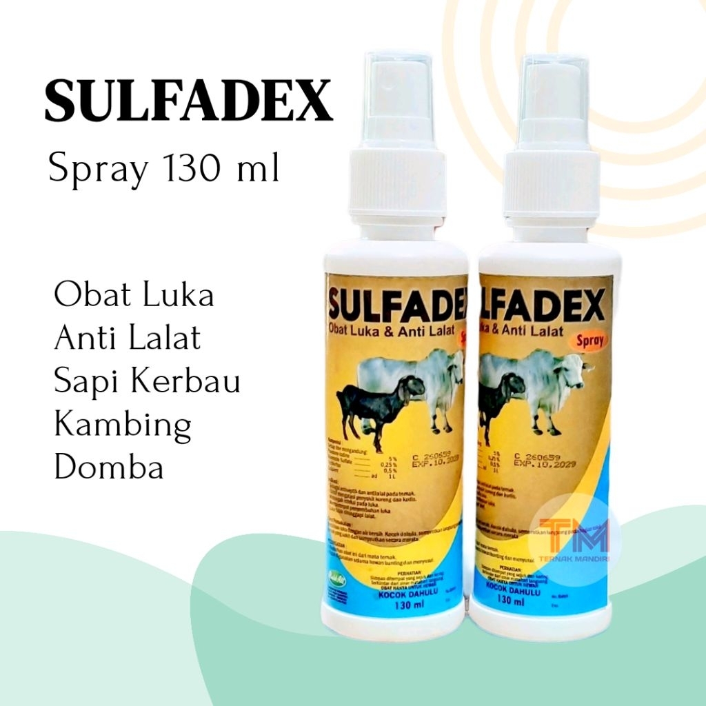 SULFADEX 130 ML OBAT LUKA ANTI LALAT Untuk Sapi Kambing Domba