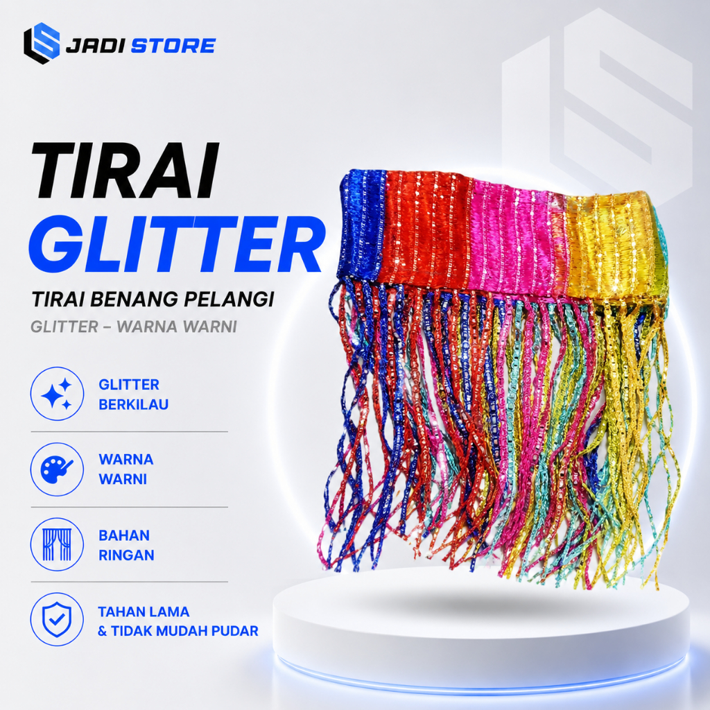 Tirai Glitter Tirai Gliter Tirai Benang Pelangi Glitter / Tirai Gliter warna warni