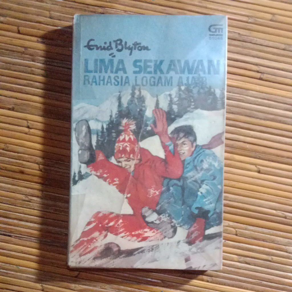 Buku Lawas Original Enid Blyton Lima Sekawan - Rahasia Logam Ajaib