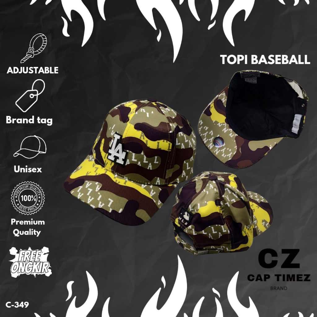 Topi Baseball MLB LA Swamp Monogram Ball Cap