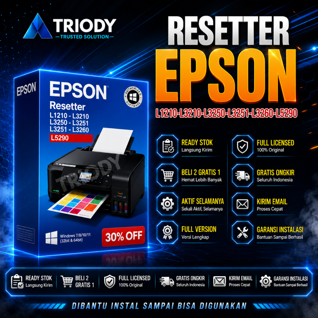 Resetter Epson L1210-L3210-L3250-L3251-L3260-L5290