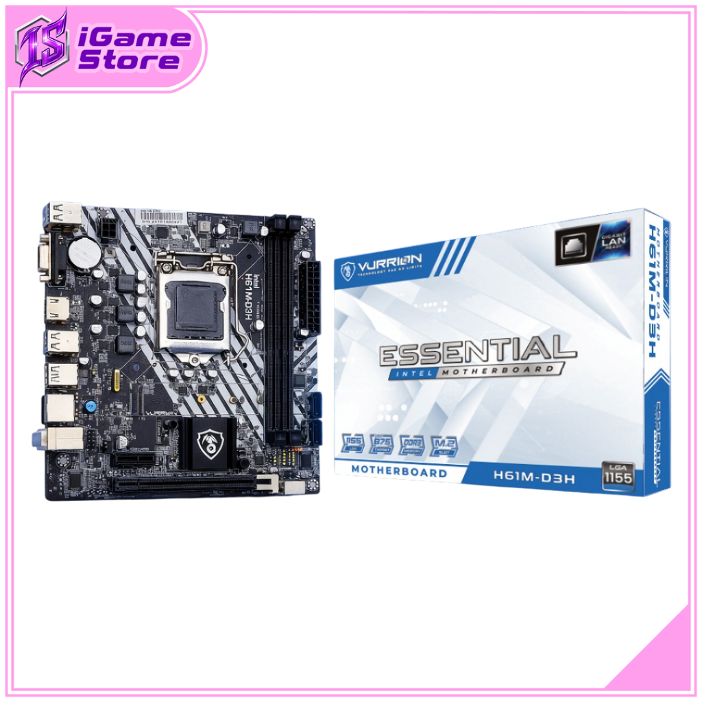 MOTHERBOARD VURRION ESSENTIAL H61M-D3H LGA 1155 VURRION H61 - NEO H61M-M2