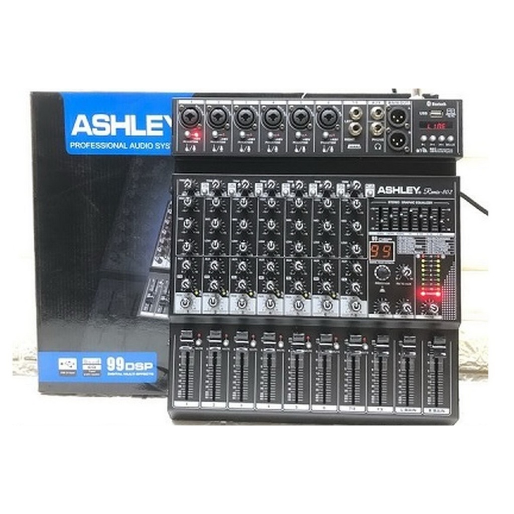 MIXER ASHLEY REMIX802 MIXER ASHLEY 8 CHANNEL MIXER ASHLEY REMIX-802 ORIGINAL MIXER ASHLEY REMIX 802