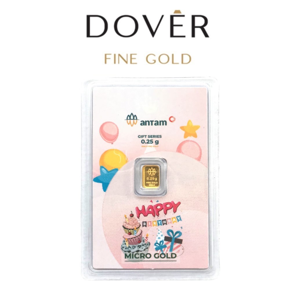 Logam Mulia Emas Micro Gold Antam x Hartadinata Abadi 0.25 gram 0,25 gr LM
