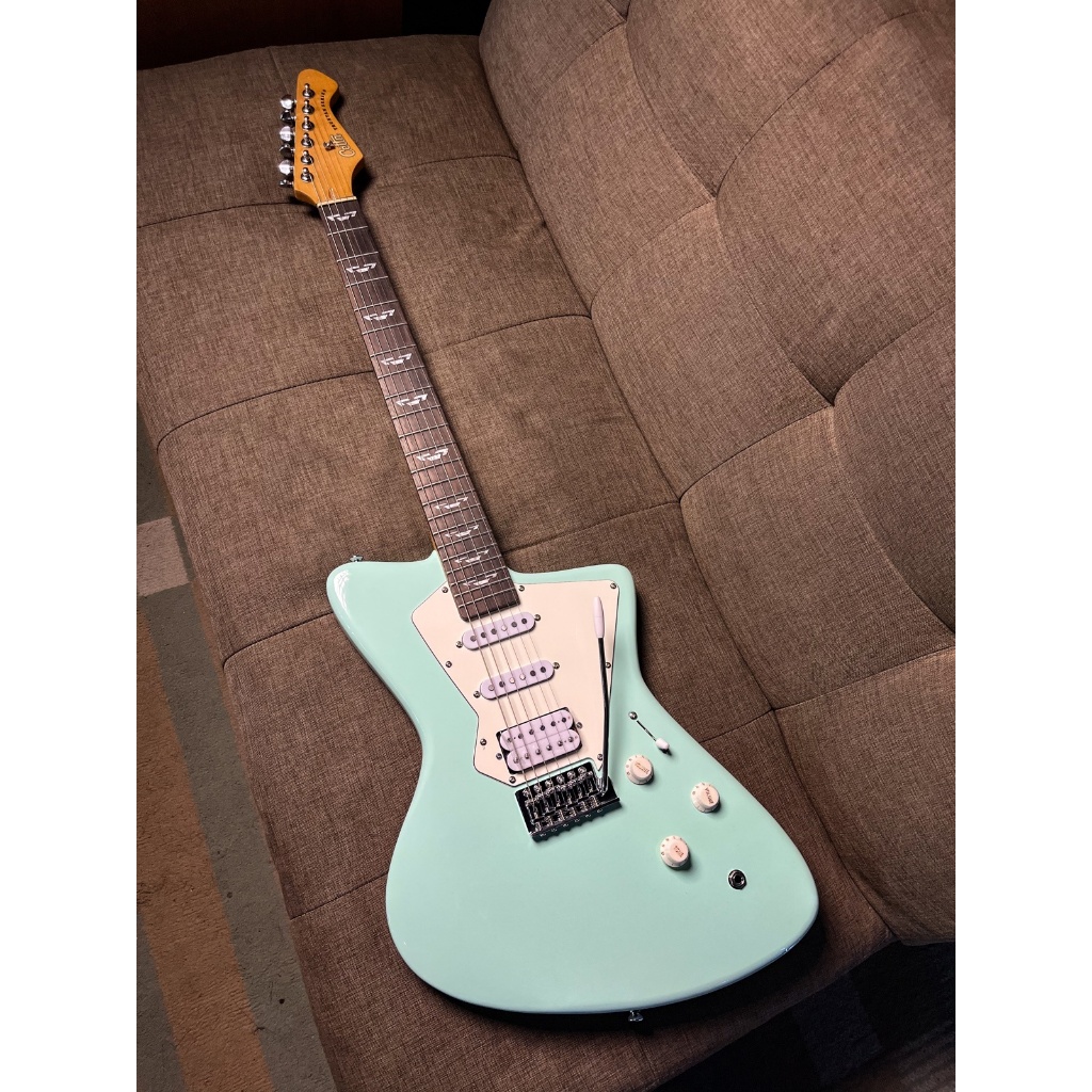 GITAR ELEKTIK CETTA TRUNYAN BOLT ON GREEN
